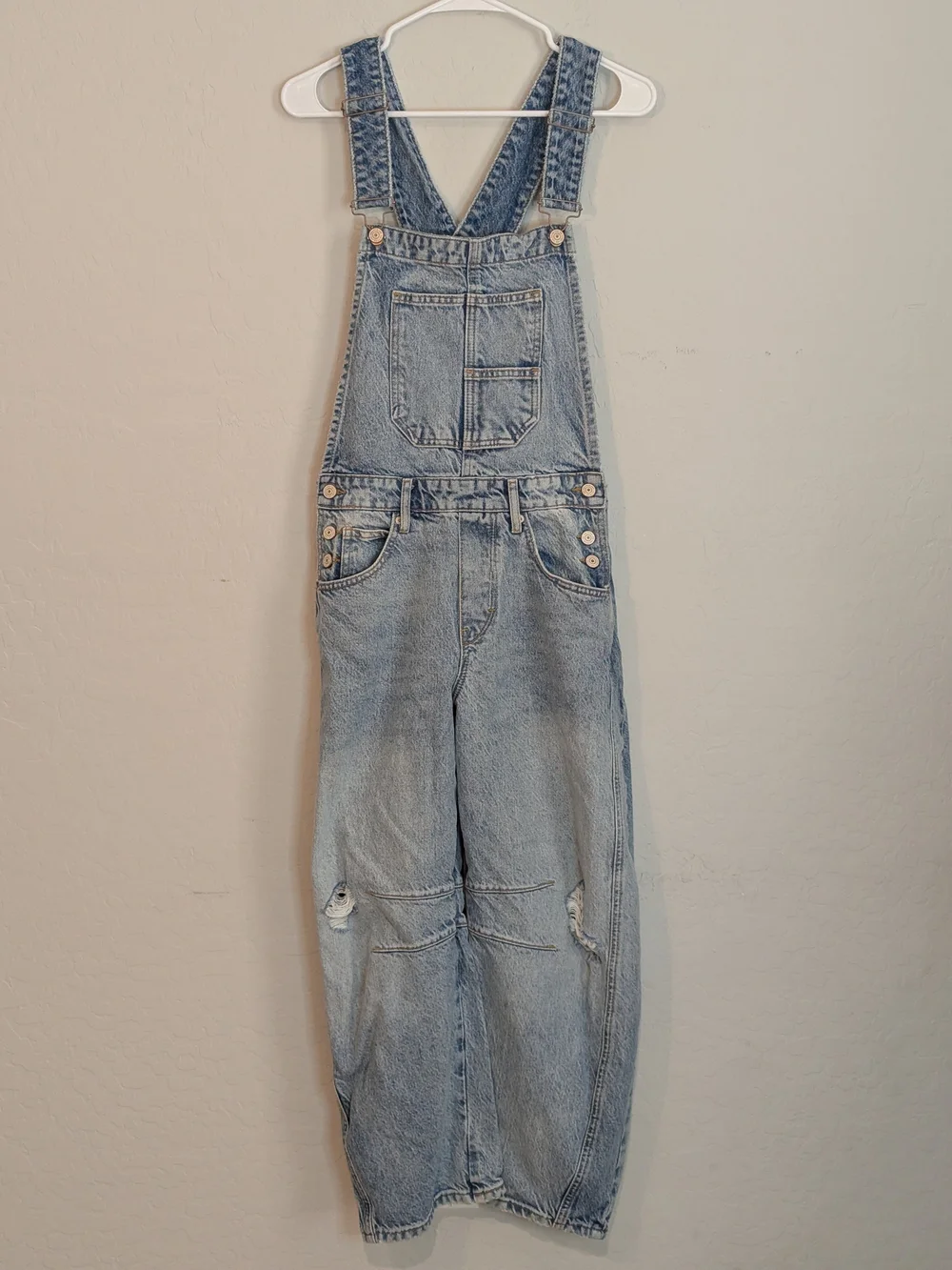 We The Free Good Luck Barrel Overalls - Size XS